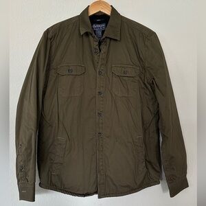 American Rag Men's Dark Olive Shirt Jacket